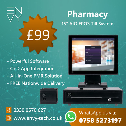 Touchscreen pos cash - 15",
