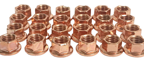 Brass nut for kart wheels - brass,