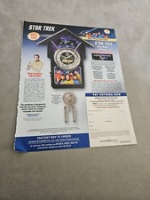 TPEEP269 MAGAZINE ADVERT 11X8" STAR TREK CUCKOO CLOCK 