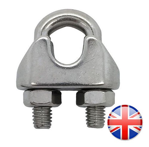 Stainless steel wire rope grip - rope,