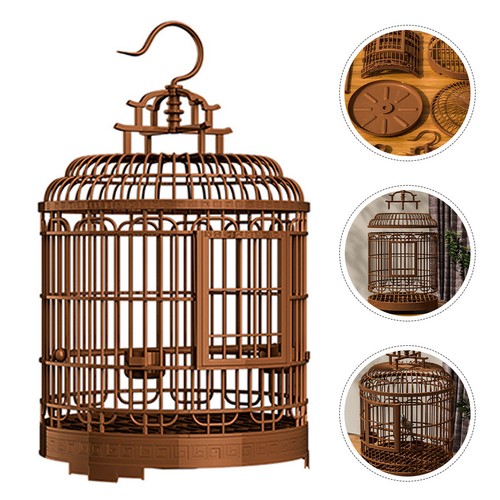 Large decorative bird cage - bird,