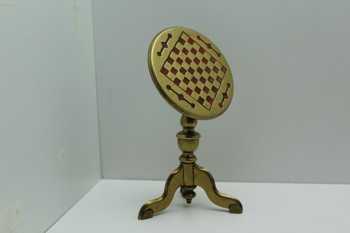 Victorian brass tilt top games - victorian,