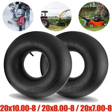 2Pcs Inner Tube 20x8.00-8 20x10.00-8 For Lawn Mower Ride On ATV Quad Golf Buggy