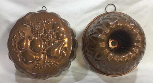 Vtg bundt crown shape - vtg, jelly