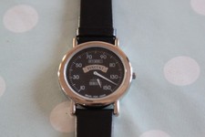 OFFICIAL VINCENT OWNERS CLUB - WRIST WATCH - MENS - MOTORCYCLE SPEEDO STYLE- NEW