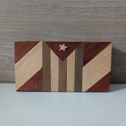 Vintage wooden secret - wooden, puzzle