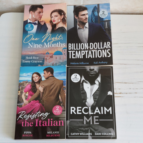 Mills boon joblot 2 in - x4, 2-in-1