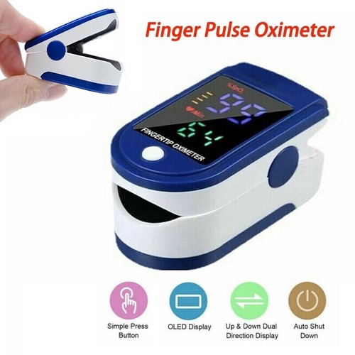 Finger pulse oximeter blood - pulse,