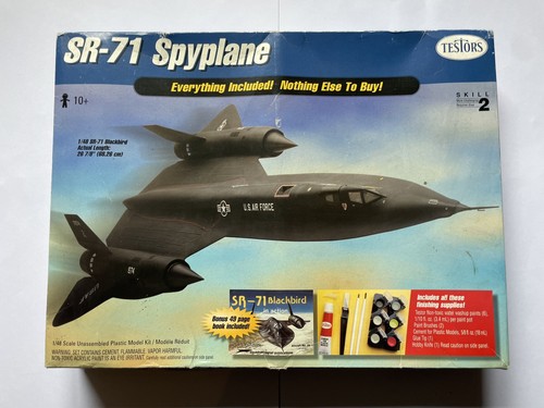 Testors model kit 71 spy - sr-71,