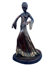 ART DECO BRONZE LADY FIGURE