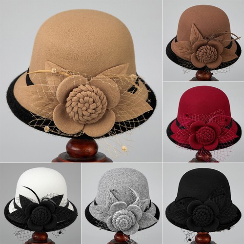 Womens warm wool woolen - woolen, hat
