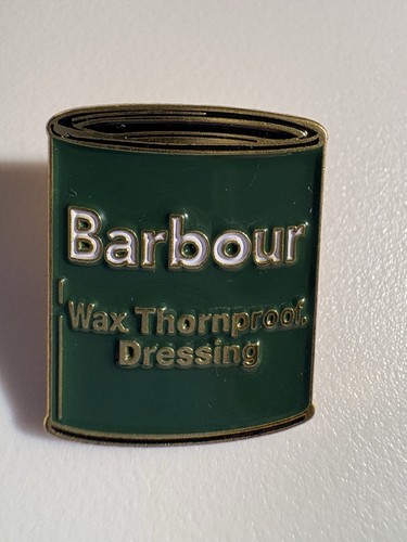 Barbour green enamel - enamel, pin