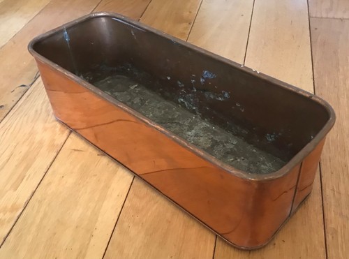 Vintage rectangular copper - rectangular,