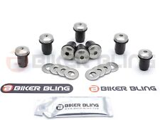 Yamaha TDM 900 2002-2010 stainless steel wind screen bolts and rubber well nuts