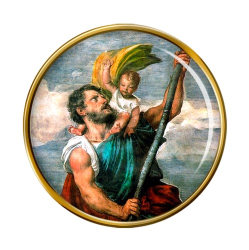 Christopher pin badge - christopher,