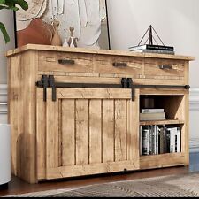 Super Bypass Mini Sliding Barn Door Hardware Kit for Cabinets Wardrobe TV Stand