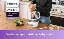 Philips Avent Premium 4-in-1 Baby food steamer and blender - SCF883/02