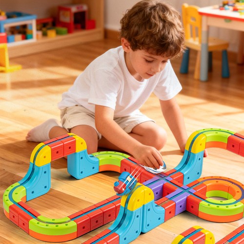 155pcs magical track train usb - train,