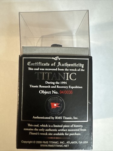 Authenticated rms titanic - authenticated,