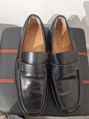 Bally black leather - leather, loafer