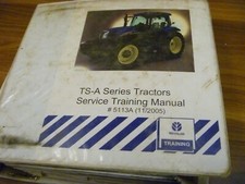 New Holland TS110A TS115A TS130A Tractor Service Repair Training Manual 5113A