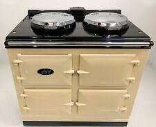 AGA COOKER DUAL CONTROL 3 OVEN (R7) ELECTRIC VERY YOUNG & GENUINE. CREAM.