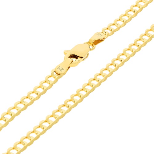 Solid 14k yellow gold - 14k, 3mm