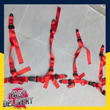 Pair Red 4 Point Car Racing