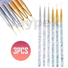 3pcs Nail Art Brush Pen Line