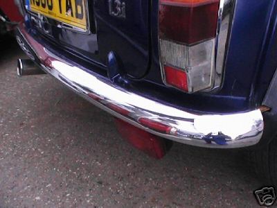 Classic mini chrome bumpers - classic,