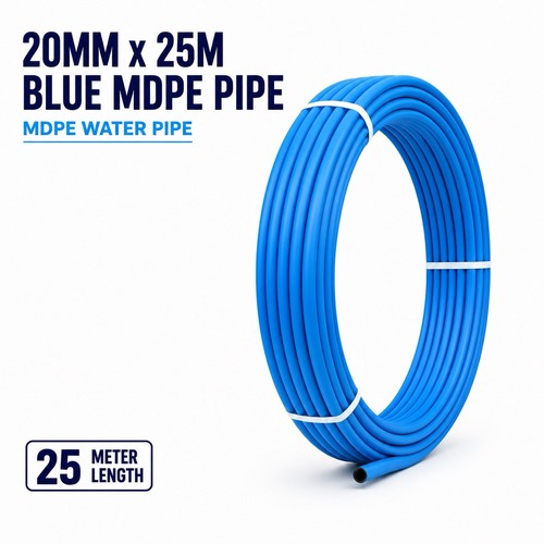 20mm 25m blue mdpe - 25m,