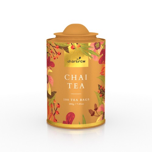 100 chai teabags rustic - -,
