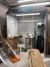 Airflow 2m Square Spray Booth.