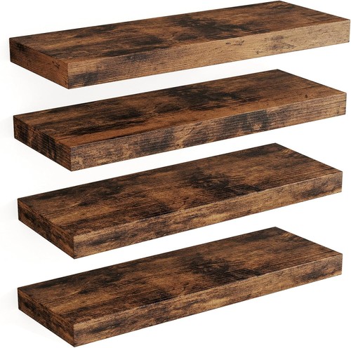 7in wall shelves wood - 15.7in,