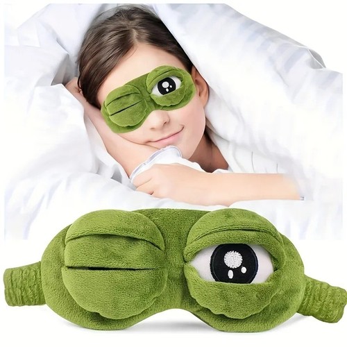 Sleep mask soft frog eye - soft,