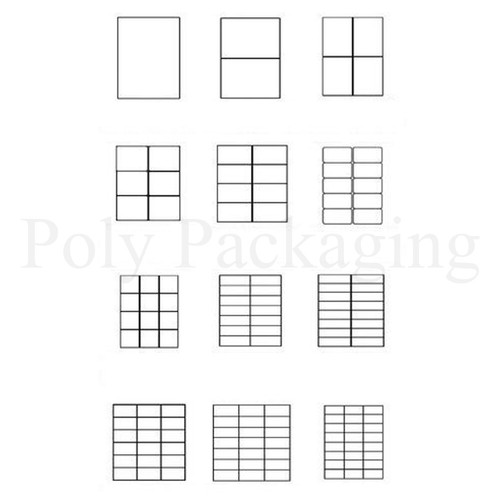 Printer labels any size qty - labels,