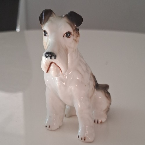 Vintage porcelain wire - porcelain, haired