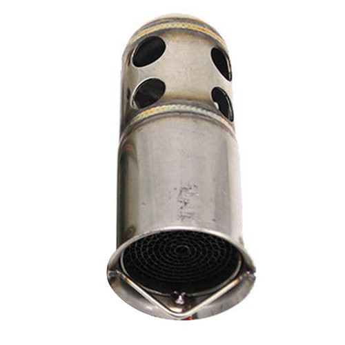 Stainless motorcycle silencer - stainless,