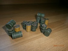diorama model oil drums