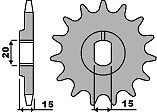 FRONT SPROCKET 1172 13 18NC