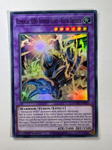 Elemental hero thunder - hero, giant