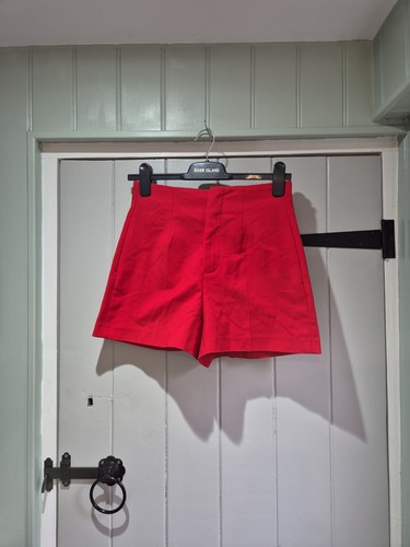 Ladies zara red shorts - ladies,