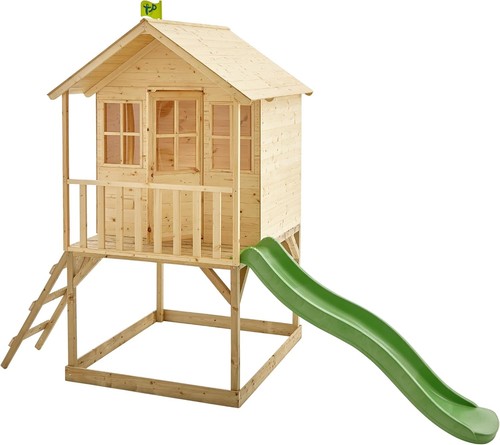 Wooden tower playhouse with - tower,