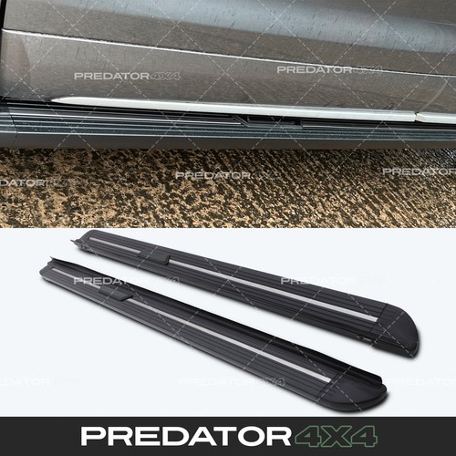 Black running board side - black,