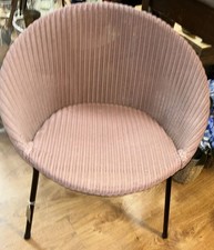 Vintage Lloyd Loom Chair Sputnik Chair with Metal Legs