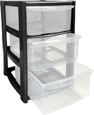 3 Tier LARGE Plastic Storage