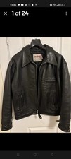 Gapster/Schott  640 Black Steerhide Highwayman Jacket XL USA Made aero teacore.