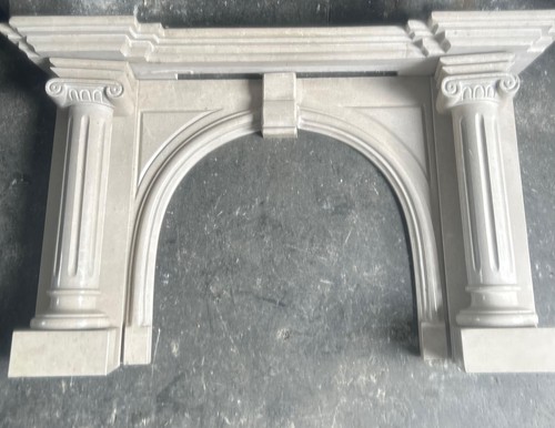 Marble fire surround for cast - marble,