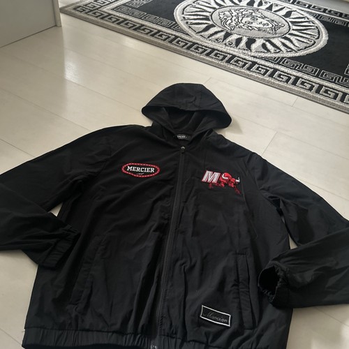 Mercier mens black windbreaker - mens,