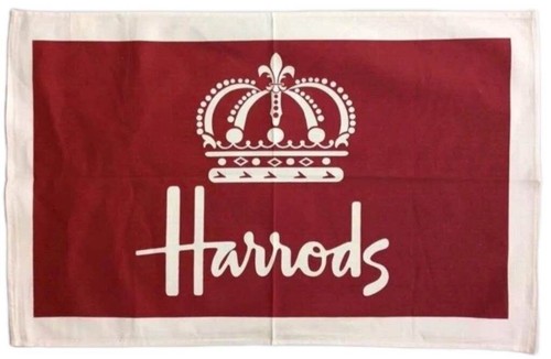 Harrods red tea towel 100 - harrods,